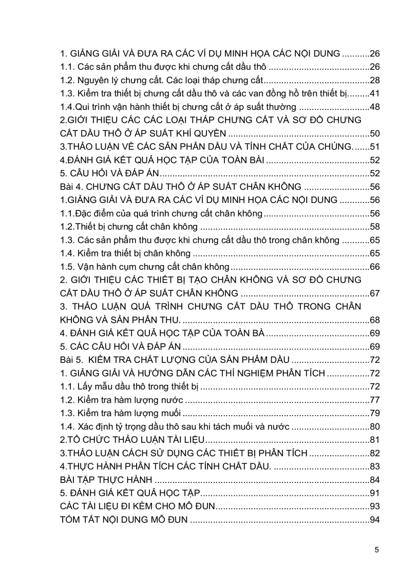 image for page Mô đun CHƯNG CẤT DẦU THÔ