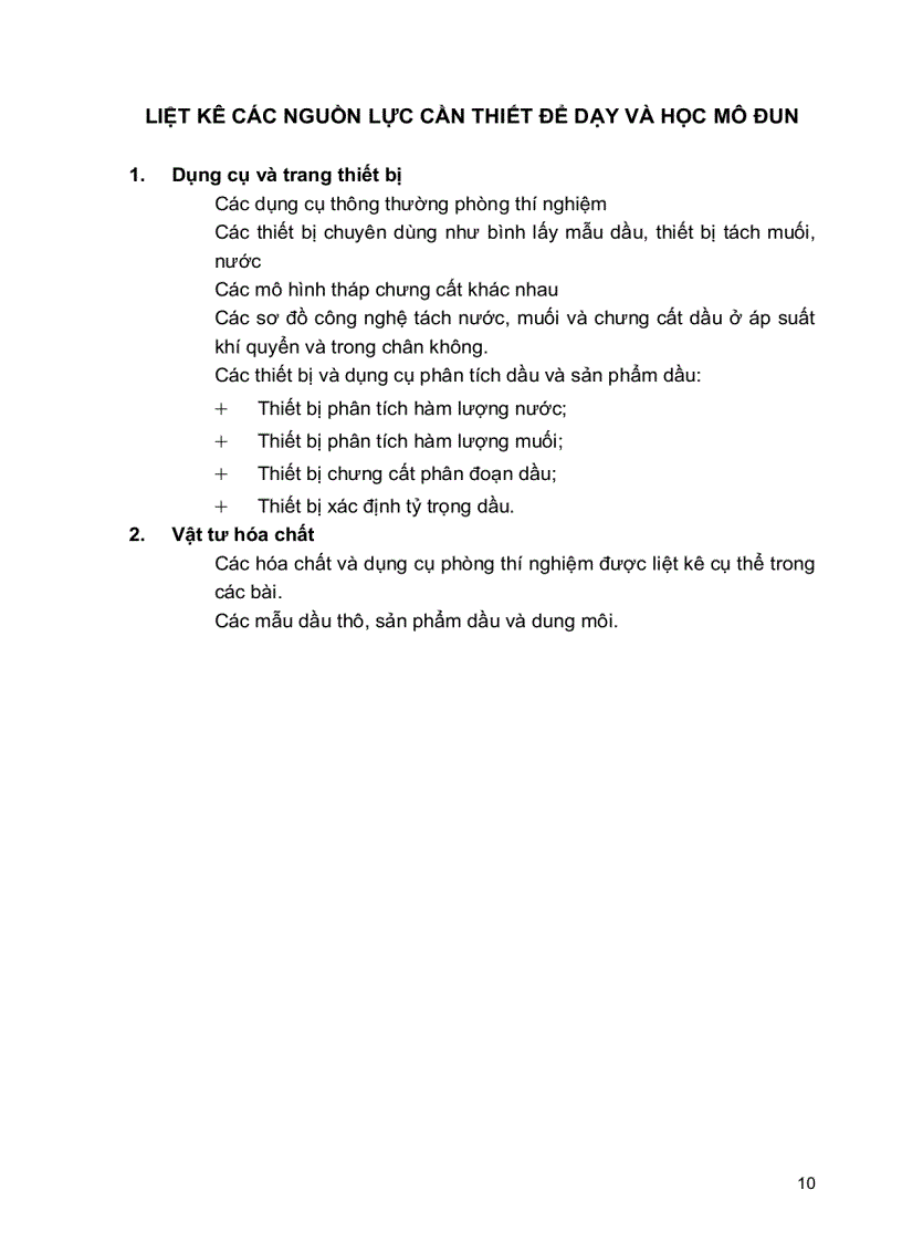 image for page Mô đun CHƯNG CẤT DẦU THÔ