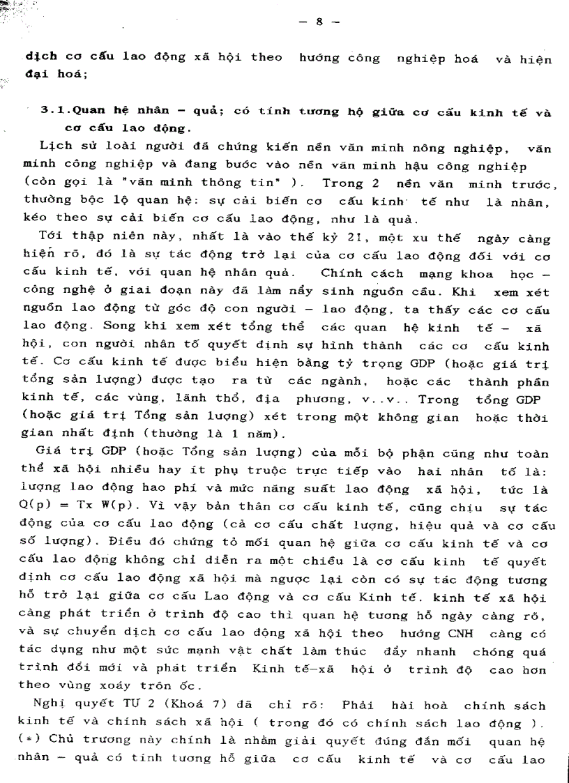 image for page Chuyển dịch cơ cấu lao động nông thôn nhằm tạo việc làm và sử dụng hợp lý nguồn lao động vùng Đồng Bằng Sông Hồng đến năm 2000