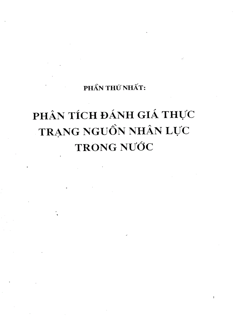 Nguồn nhân lực trong nước đánh giá thực trạng và dự báo