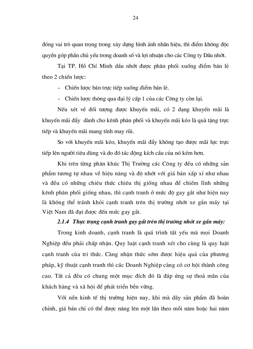 image for page Một số giải pháp nhằm thúc đẩy hoạt động tiếp thị của Castrol Việt Nam trên thị trường nhớt xe gắn máy