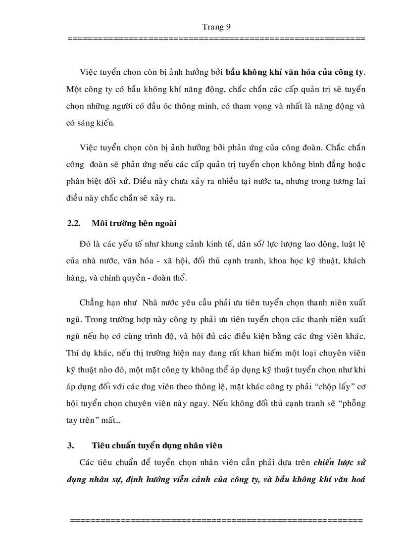 image for page Các giải pháp nâng cao hiệu quả công tác tuyển dụng nhân sự tại công ty Tropicdane Việt Nam