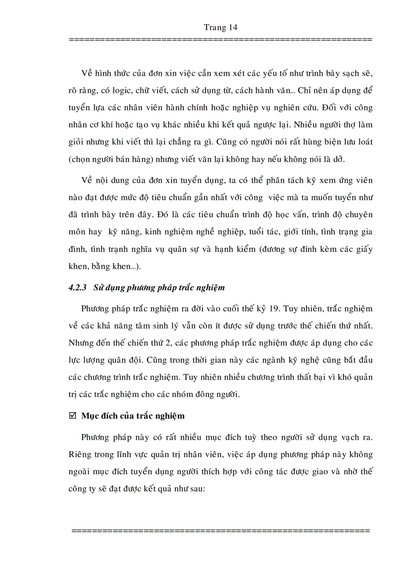 image for page Các giải pháp nâng cao hiệu quả công tác tuyển dụng nhân sự tại công ty Tropicdane Việt Nam