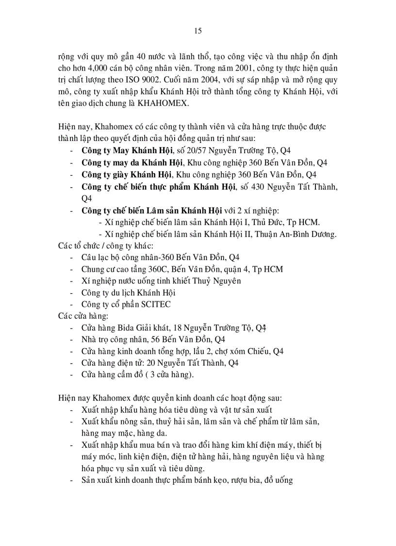 image for page Chiến lược định hướng phát triển tổng công ty khahomex