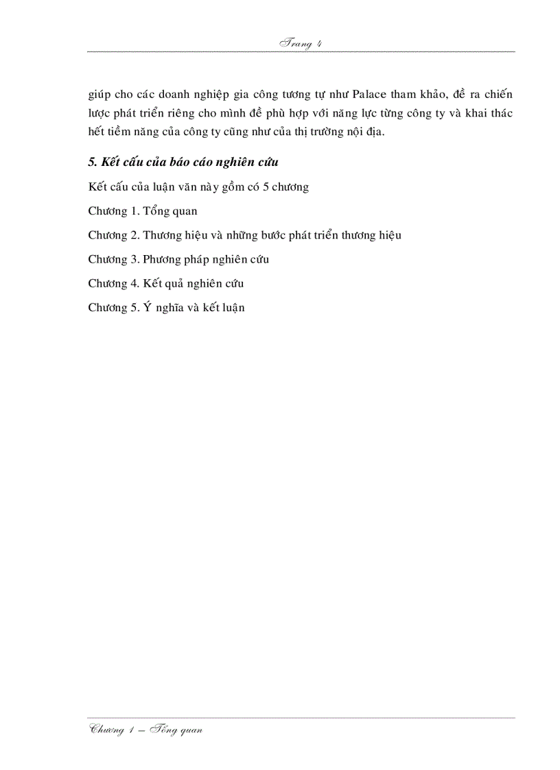 image for page Xây dựng các bước phát triển thương hiệu của sản phẩm cho công ty Palace ở thị trường Việt Nam