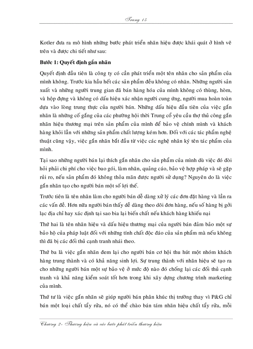 image for page Xây dựng các bước phát triển thương hiệu của sản phẩm cho công ty Palace ở thị trường Việt Nam