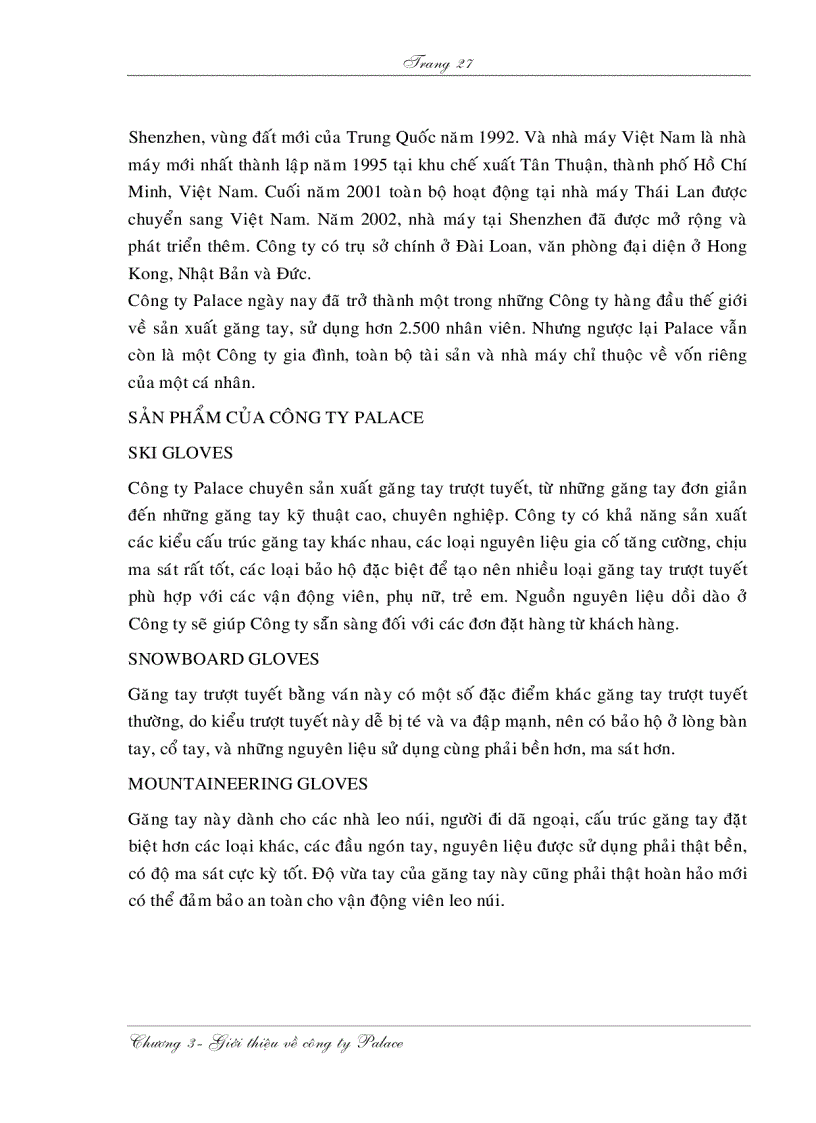 image for page Xây dựng các bước phát triển thương hiệu của sản phẩm cho công ty Palace ở thị trường Việt Nam