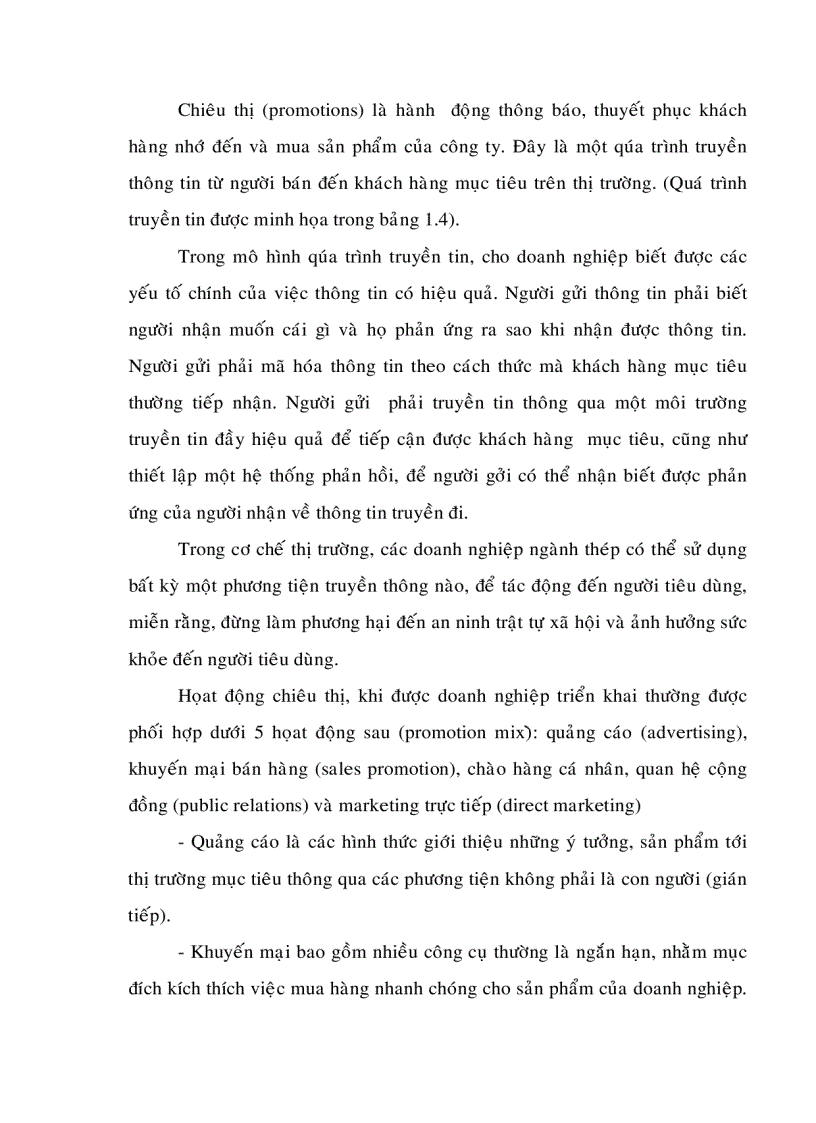 image for page Một số giải pháp nhằm nâng cao hiệu qủa hoạt động marketing trong ngành thép việt nam