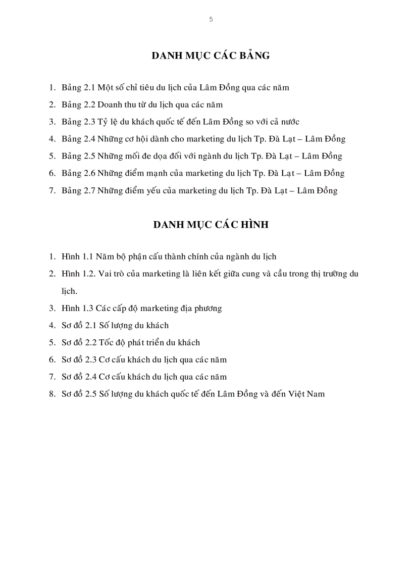 image for page Giải pháp marketing nhằm phát triển du lịch Tp Đà Lạt Lâm Đồng đến năm 2015