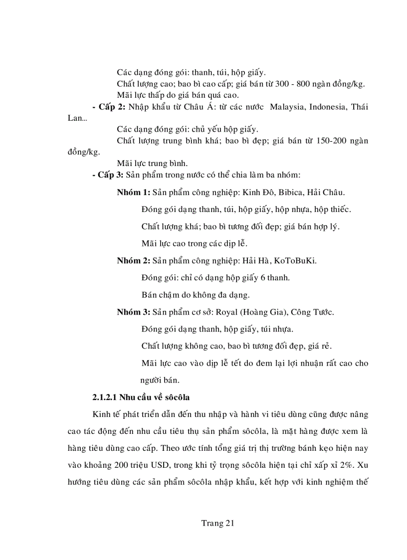 image for page Một số giải pháp nhằm phát triển thương hiệu kẹo sôcôla chocobella của công ty cổ phần bánh kẹo Biên Hòa Bibica
