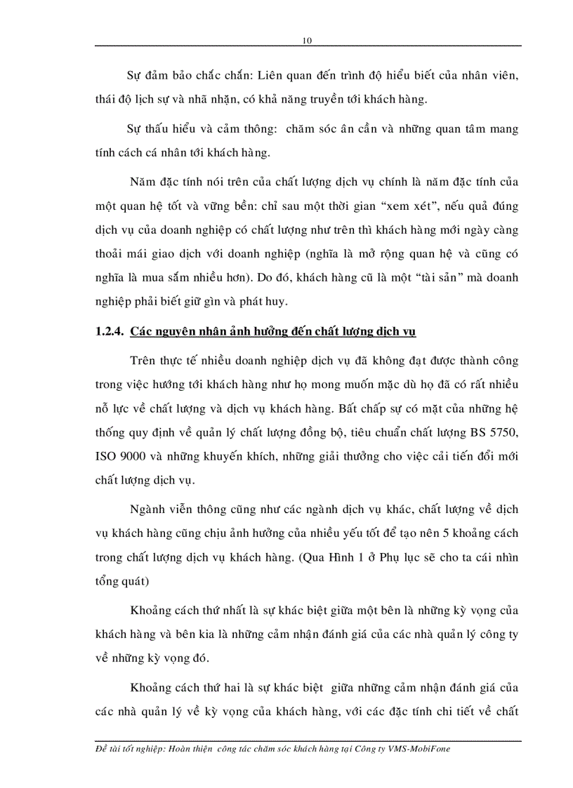 image for page Hoàn thiện công tác chăm sóc khách hàng tại Công ty VMS MobiFone
