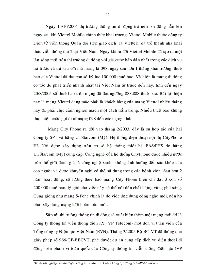 image for page Hoàn thiện công tác chăm sóc khách hàng tại Công ty VMS MobiFone