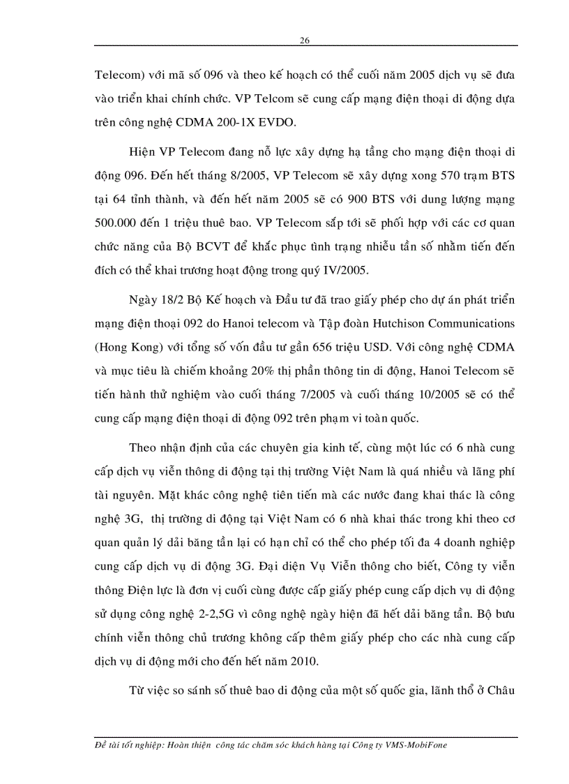 image for page Hoàn thiện công tác chăm sóc khách hàng tại Công ty VMS MobiFone