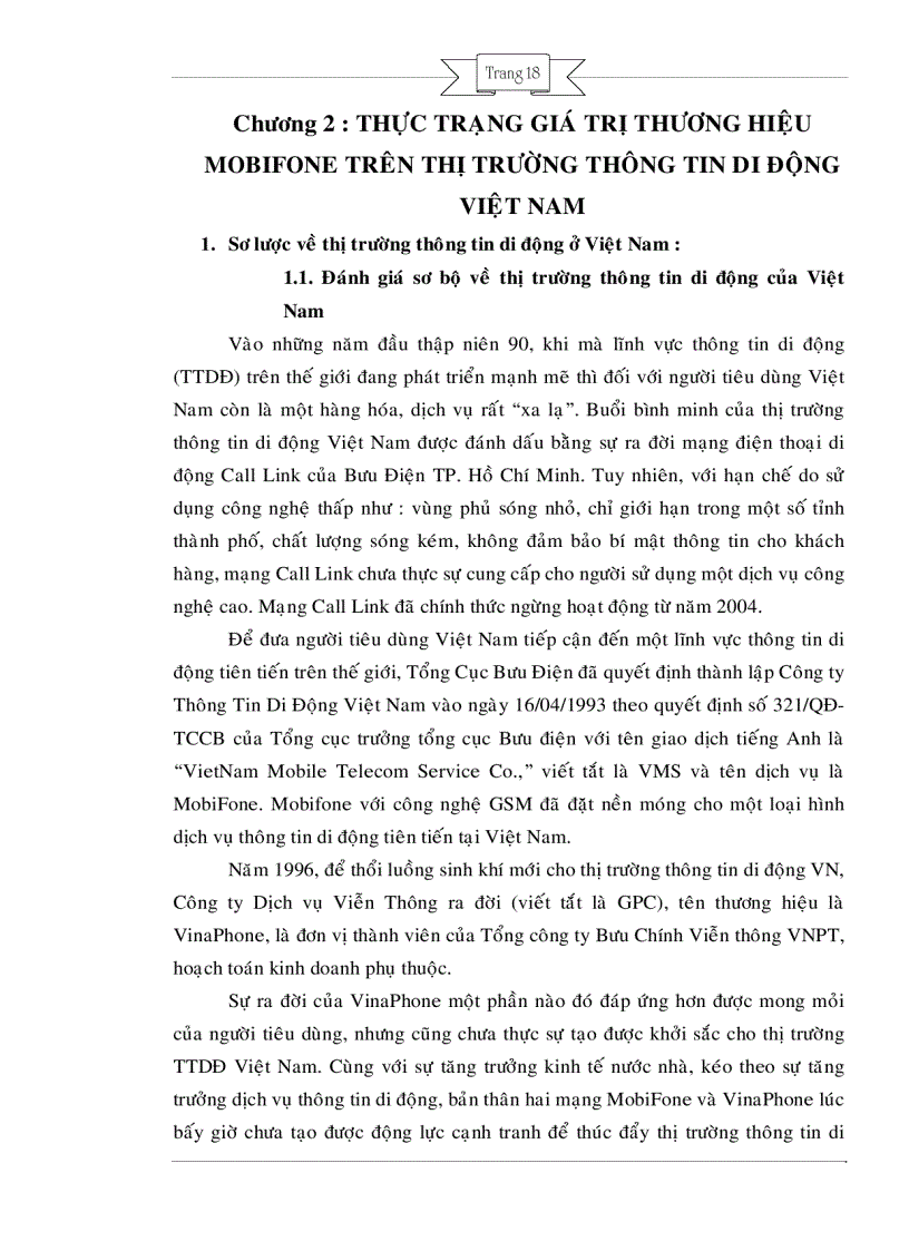 image for page Một số giải pháp nhằm nâng cao giá trị thương hiệu mobifone trên thị trường thông tin di động việt nam