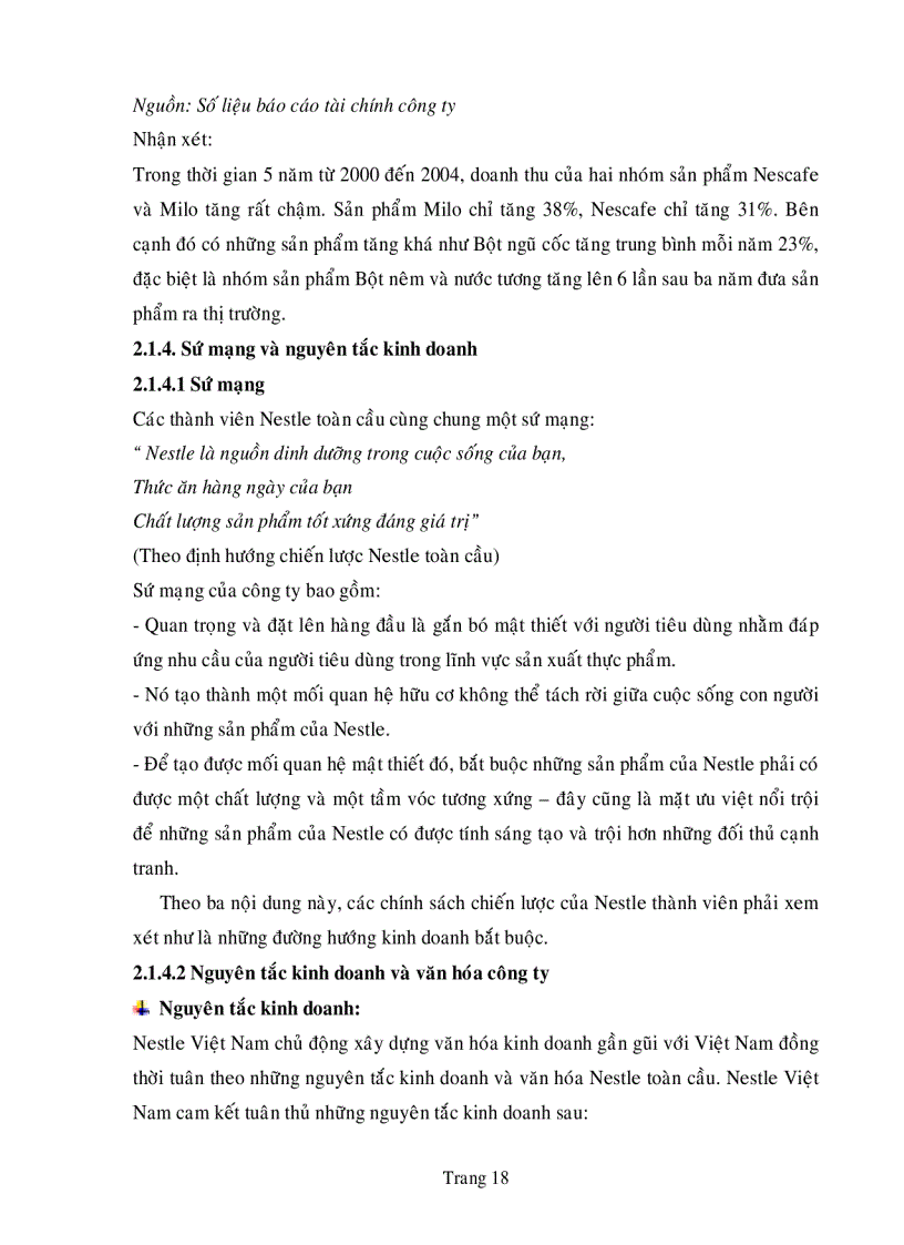 image for page Xây dựng chiến lược kinh doanh của công ty Nestle Việt Nam giai đoạn 2006 2010