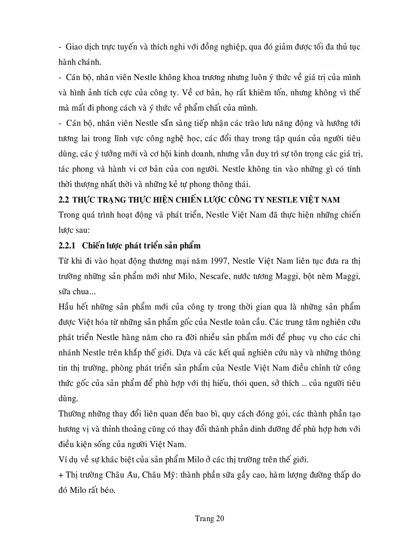 image for page Xây dựng chiến lược kinh doanh của công ty Nestle Việt Nam giai đoạn 2006 2010