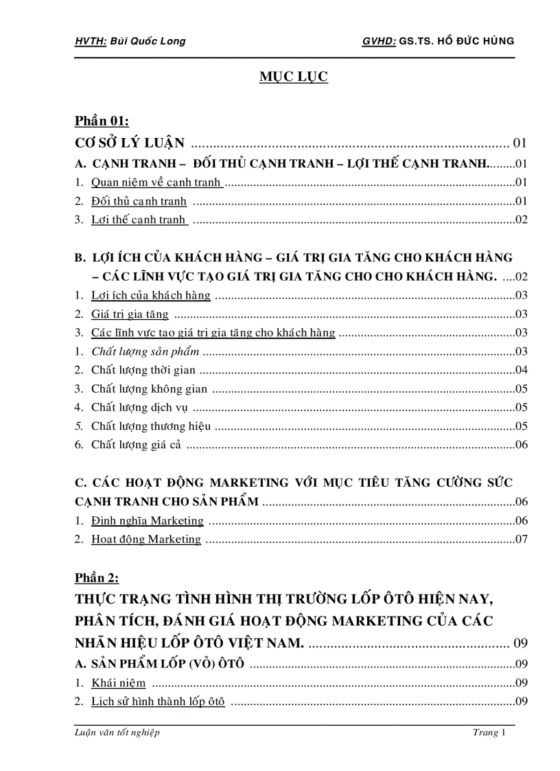 image for page Một số giải pháp hoàn thiện các hoạt động marketing của sản phẩm lốp ôtô việt nam