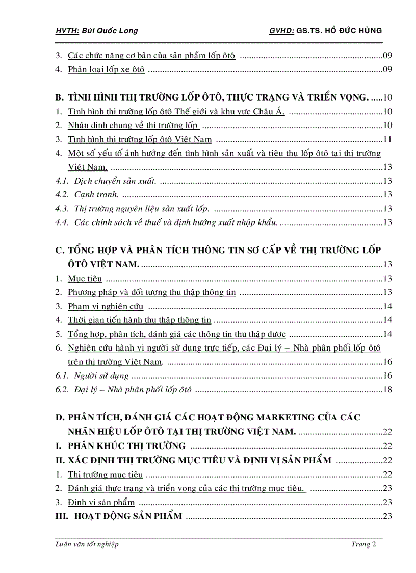 image for page Một số giải pháp hoàn thiện các hoạt động marketing của sản phẩm lốp ôtô việt nam