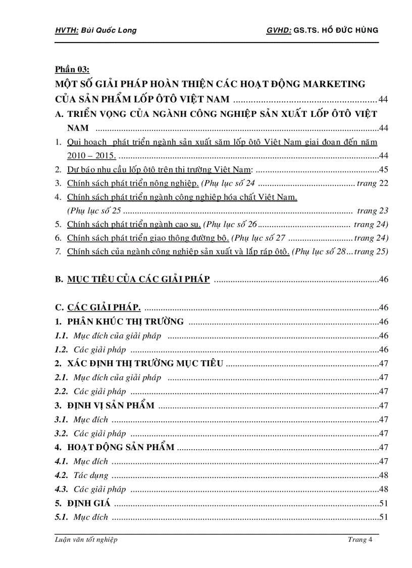 image for page Một số giải pháp hoàn thiện các hoạt động marketing của sản phẩm lốp ôtô việt nam
