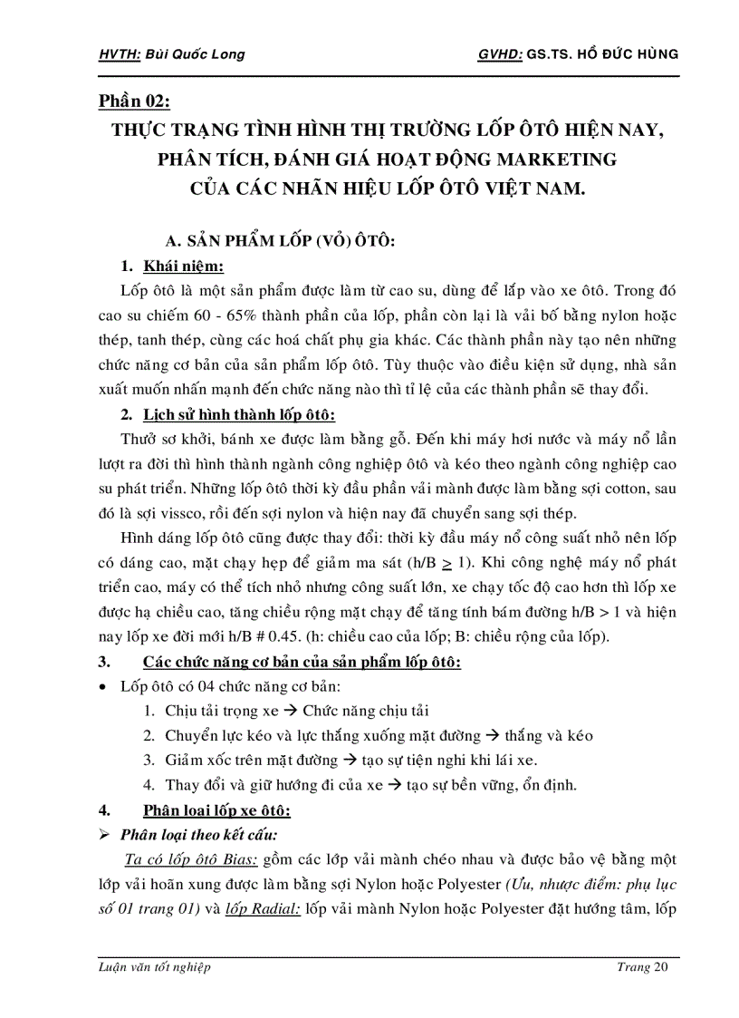 image for page Một số giải pháp hoàn thiện các hoạt động marketing của sản phẩm lốp ôtô việt nam