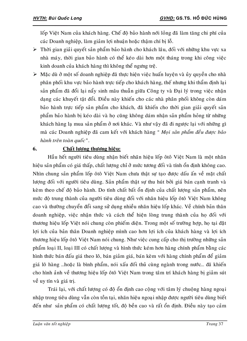image for page Một số giải pháp hoàn thiện các hoạt động marketing của sản phẩm lốp ôtô việt nam