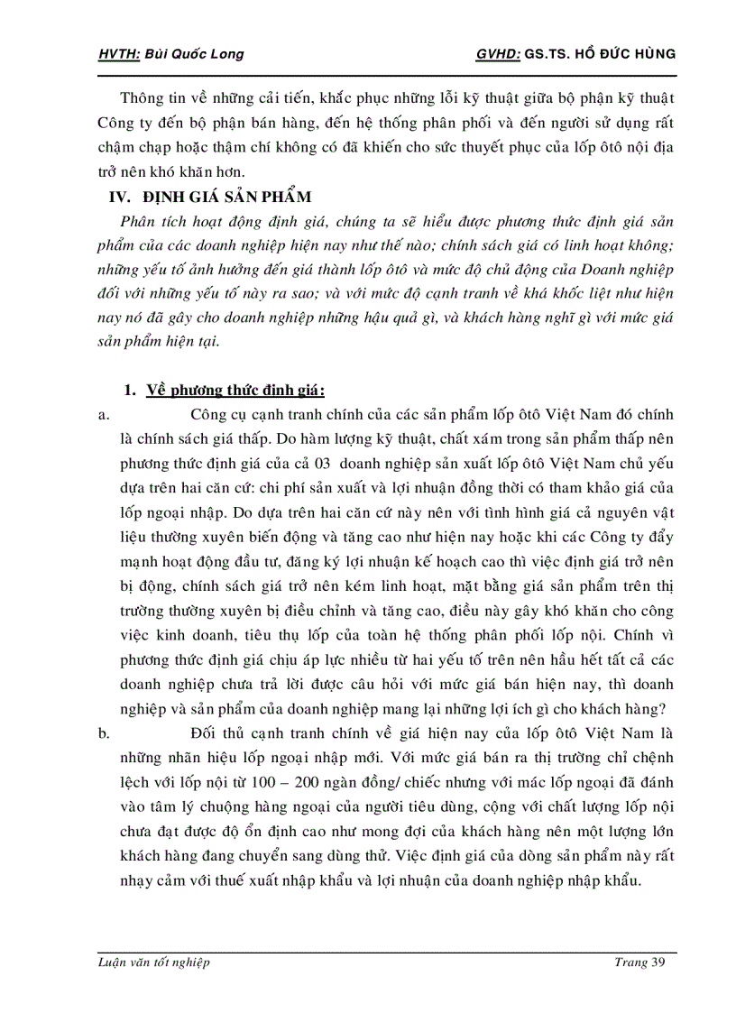 image for page Một số giải pháp hoàn thiện các hoạt động marketing của sản phẩm lốp ôtô việt nam