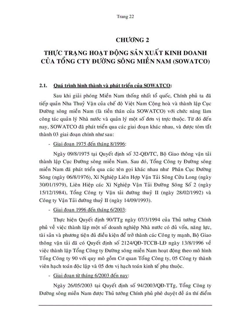 image for page Định hướng phát triển tổng công ty đường sông miền nam đến năm 2010