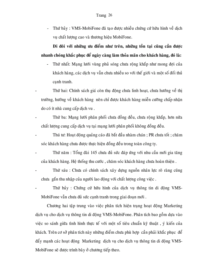 image for page Một số giải pháp nhằm đẩy mạnh hoạt động Marketing dịch vụ cho dịch vụ thông tin di động VMS MobiFone