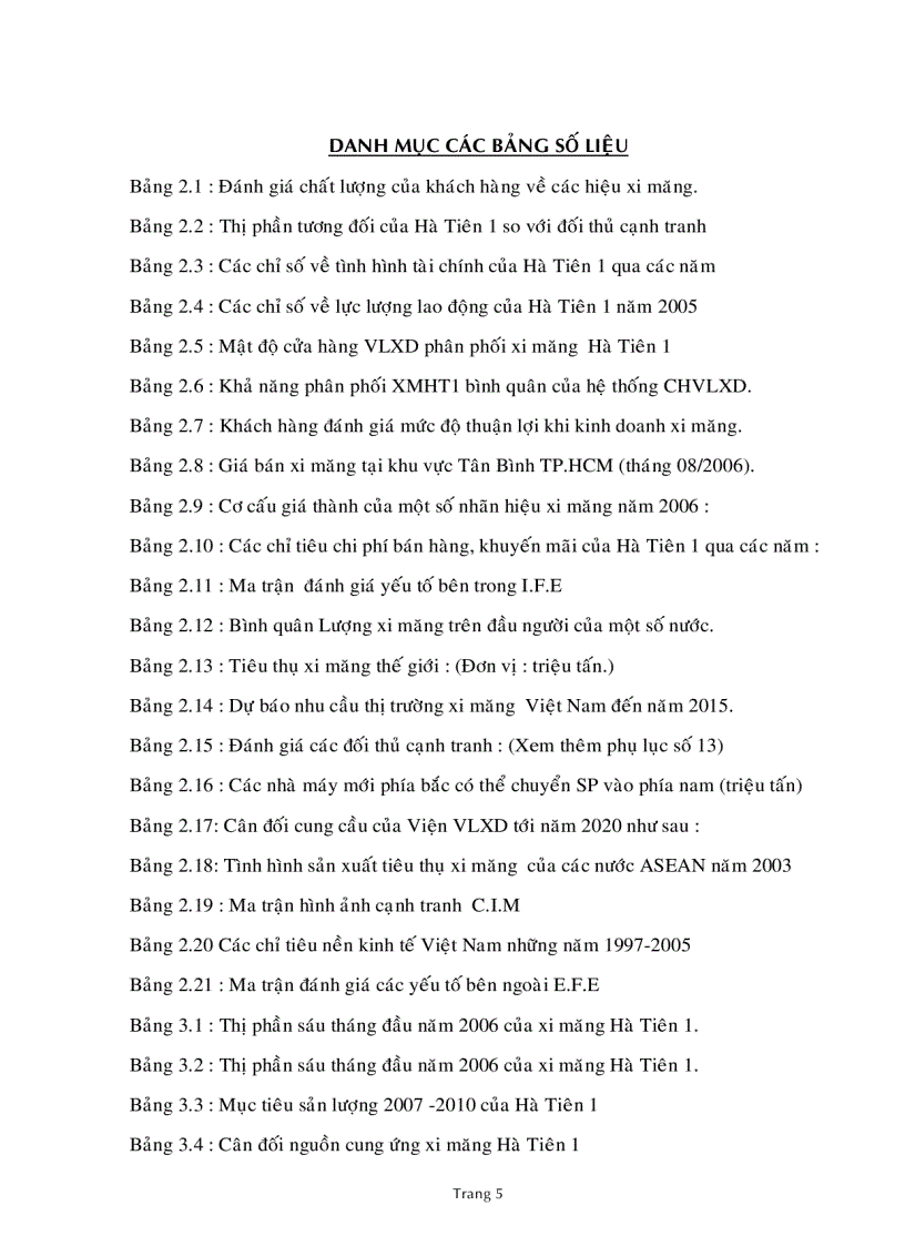 image for page Chiến lược cạnh tranh cho công ty xi măng hà tiên 1 đến năm 2015