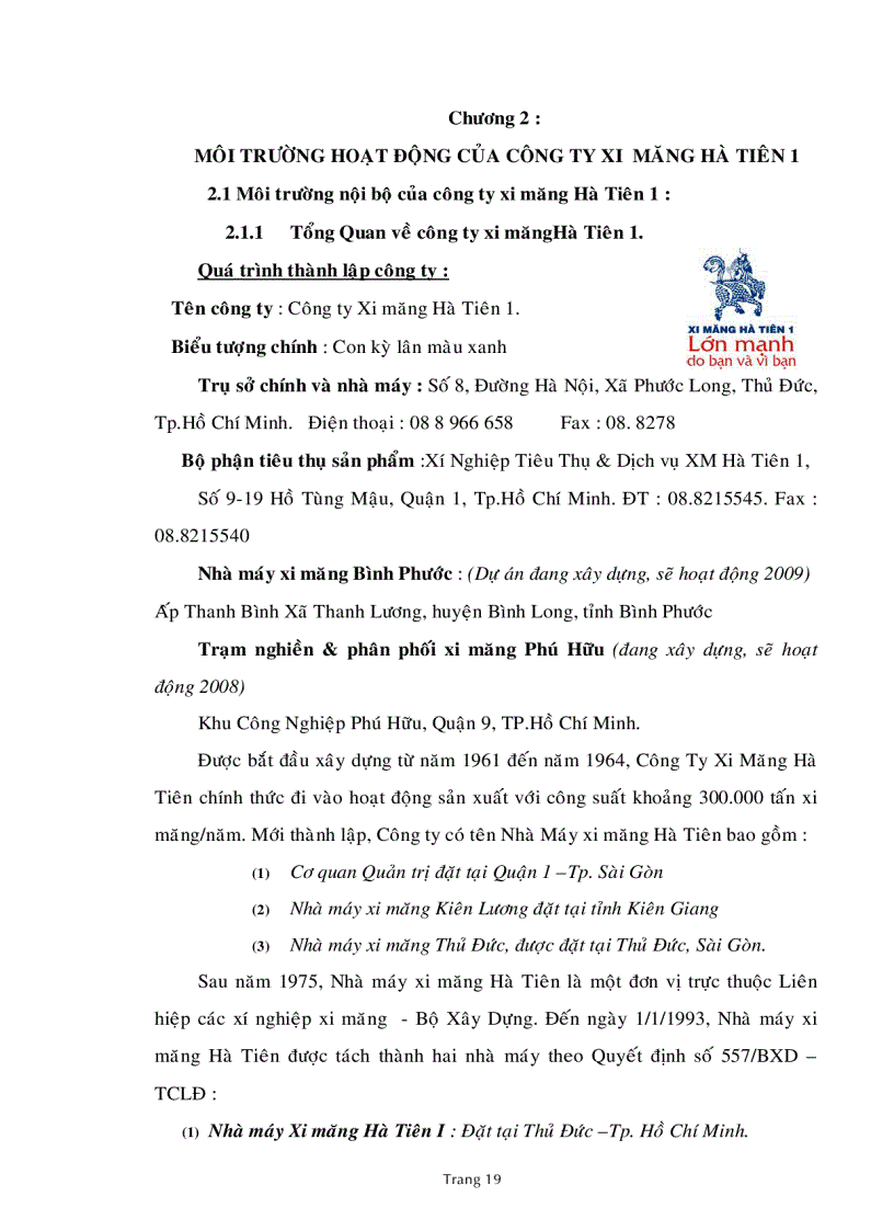 image for page Chiến lược cạnh tranh cho công ty xi măng hà tiên 1 đến năm 2015