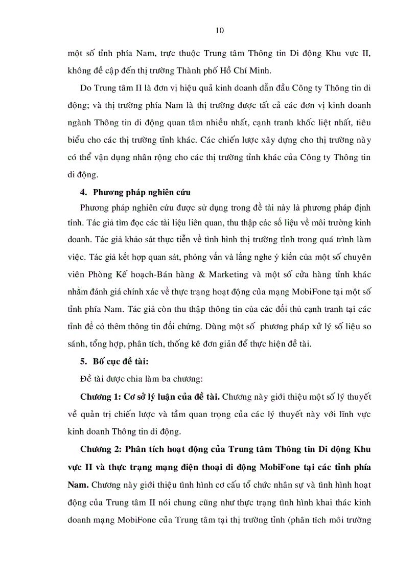 image for page Chiến lược phát triển mạng điện thoại di dộng mobifone tại thị trường một số tỉnh phía nam đến năm 2015