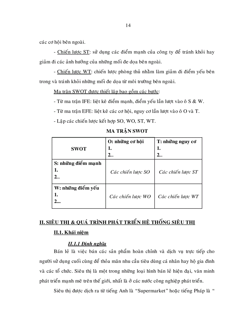 image for page Định hướng chiến lược cho hoạt động kinh doanh siêu thị của saigonco op đến năm 2015