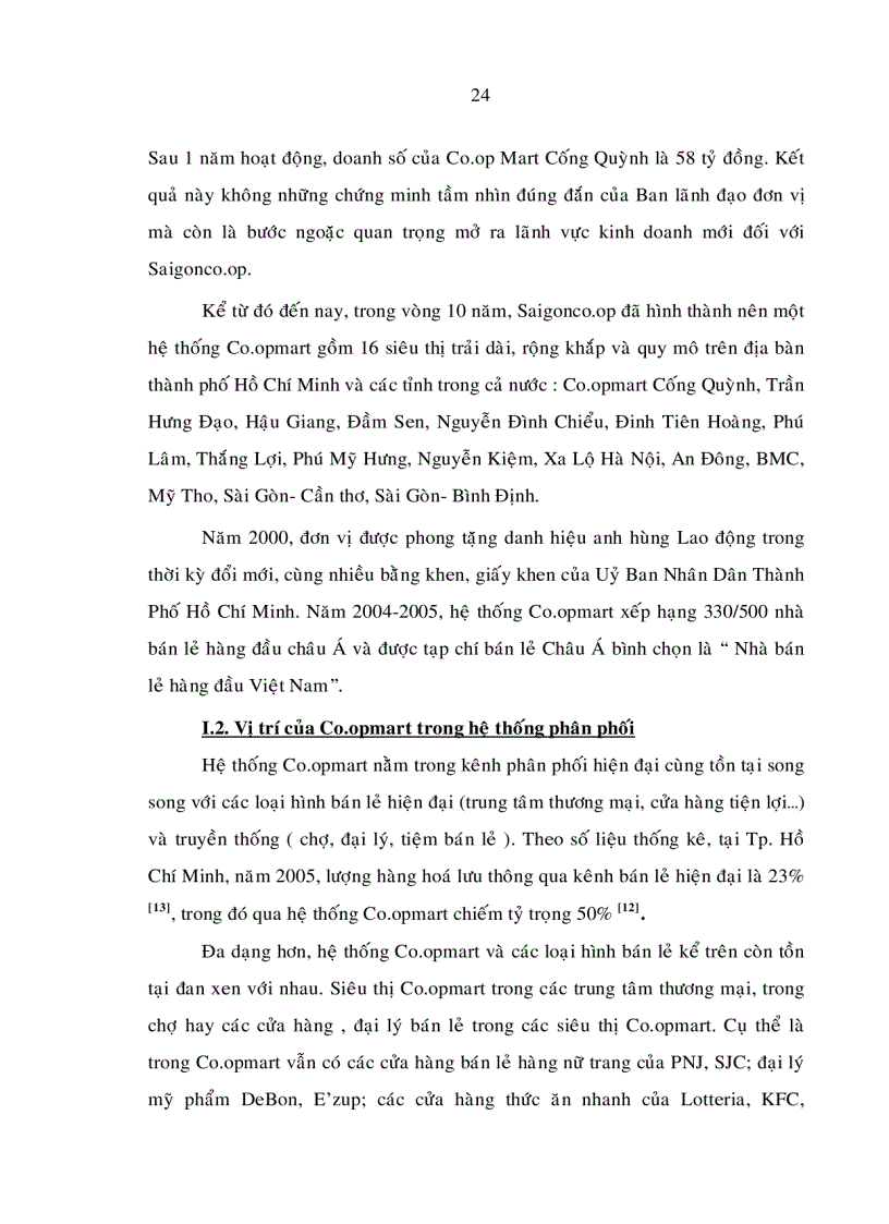 image for page Định hướng chiến lược cho hoạt động kinh doanh siêu thị của saigonco op đến năm 2015