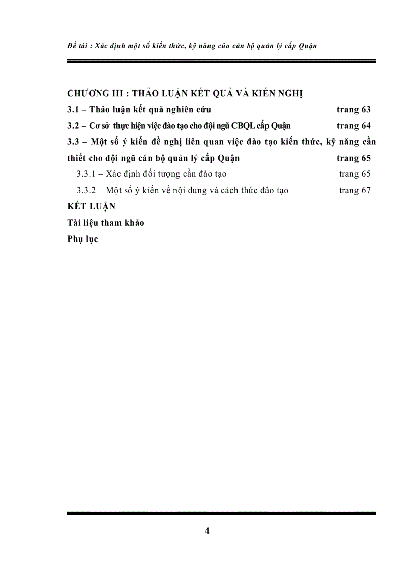 image for page Xác định kiến thức kỹ năng cần thiết của cán bộ quản lý cấp quận