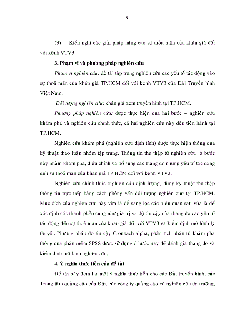 image for page Giải pháp nhằm nâng cao sự thỏa mãn của khán giả tp hcm đối với kênh vtv3