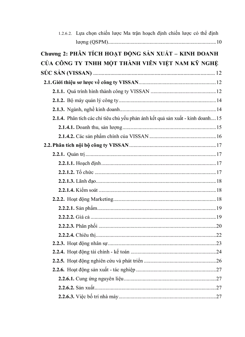 image for page Chiến lược kinh doanh của công ty vissan đến năm 2015