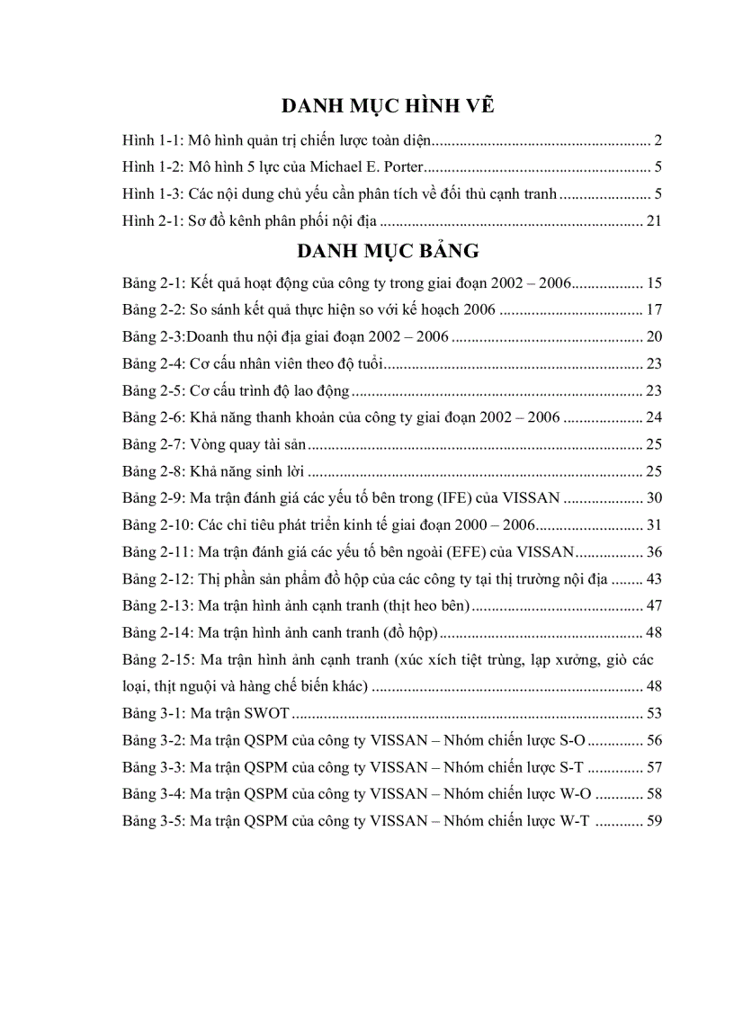 image for page Chiến lược kinh doanh của công ty vissan đến năm 2015