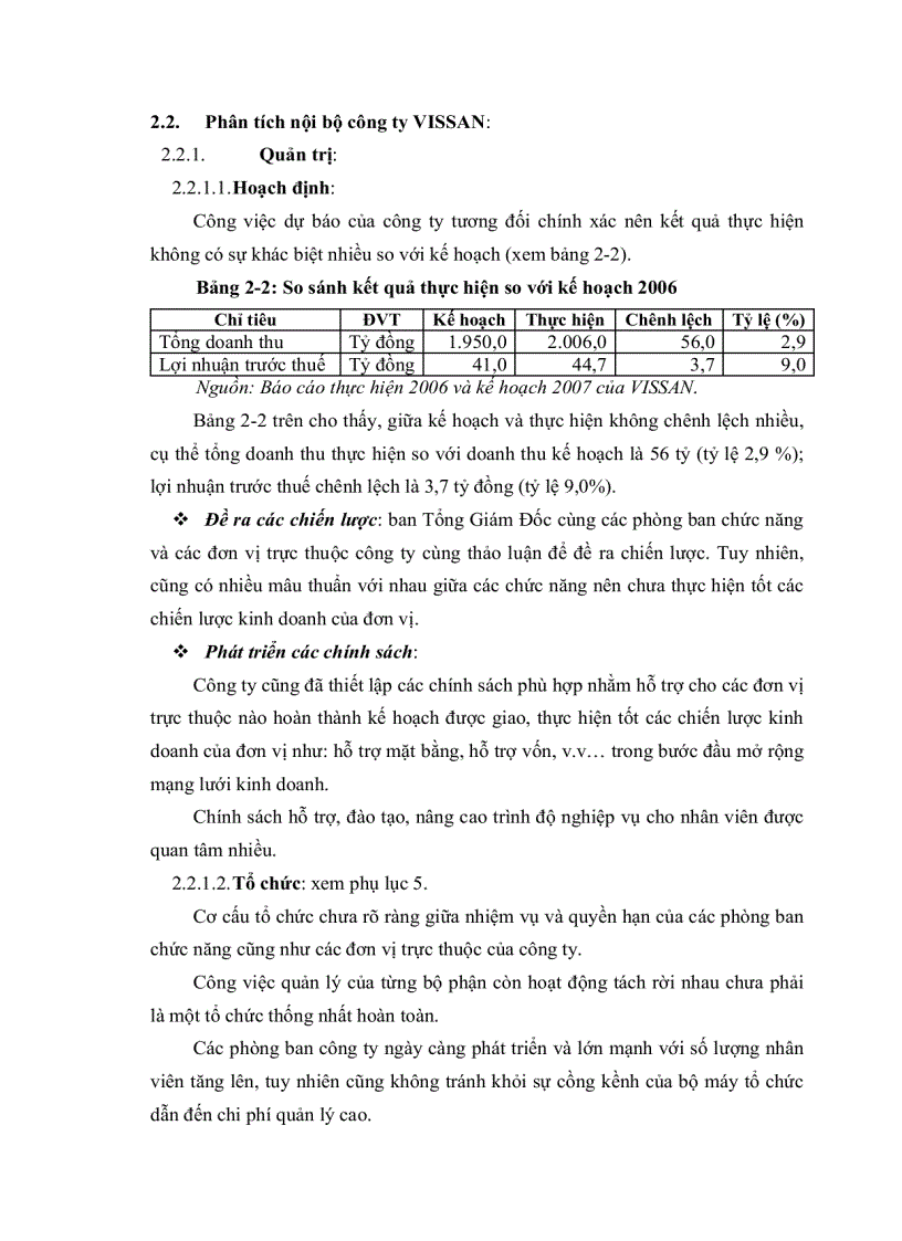 image for page Chiến lược kinh doanh của công ty vissan đến năm 2015