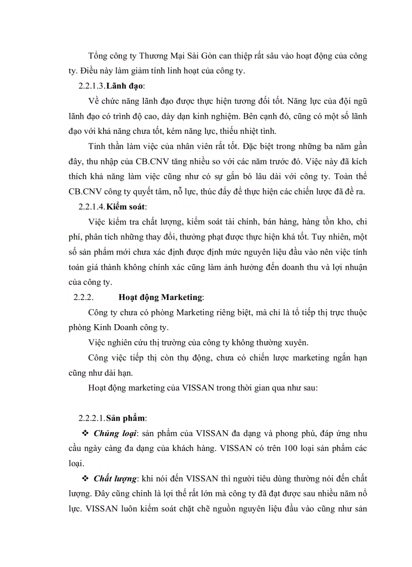 image for page Chiến lược kinh doanh của công ty vissan đến năm 2015