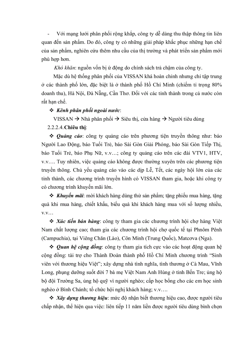 image for page Chiến lược kinh doanh của công ty vissan đến năm 2015