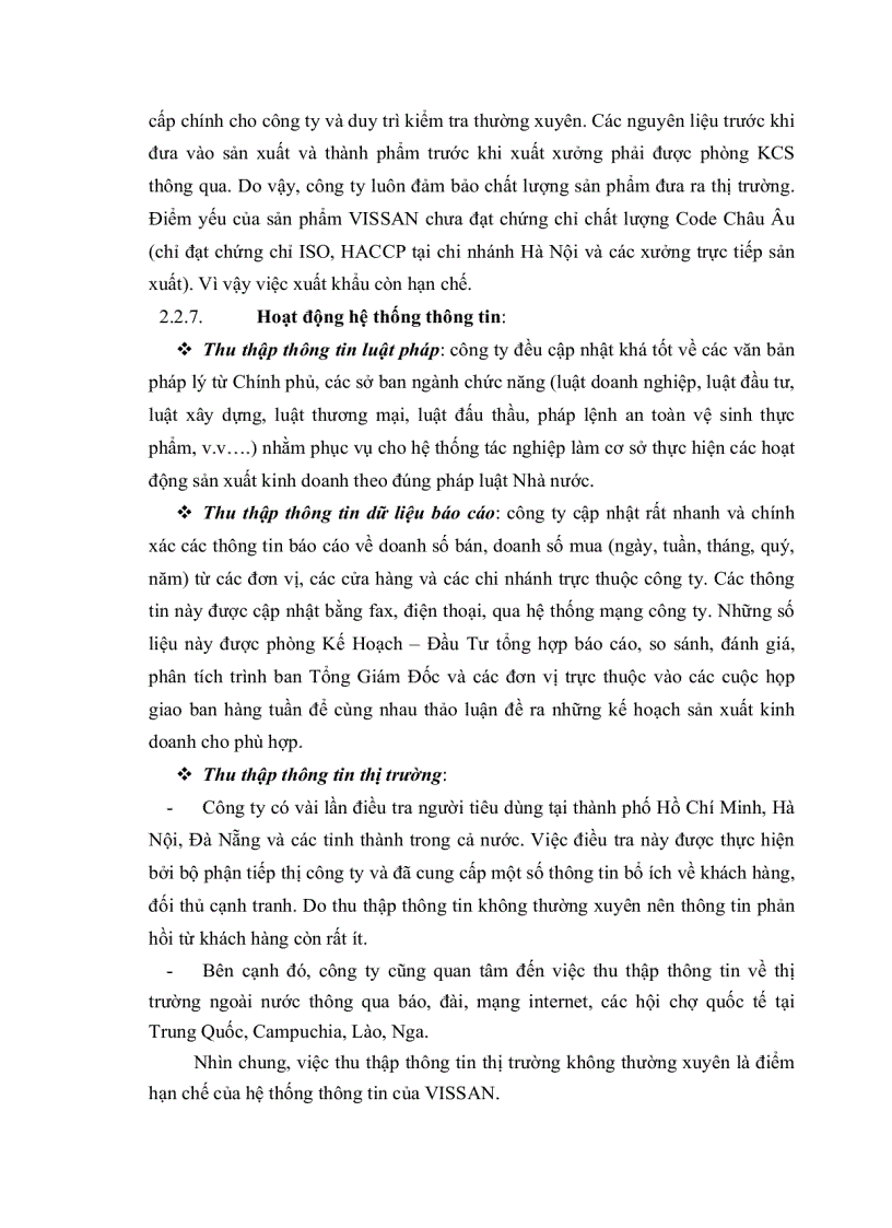 image for page Chiến lược kinh doanh của công ty vissan đến năm 2015