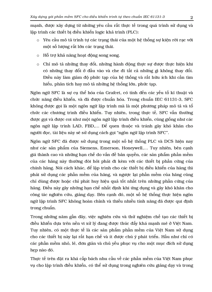 image for page Xây dựng gói phần mềm sfc cho điều khiển trình tự theo chuẩn iec 61131 3