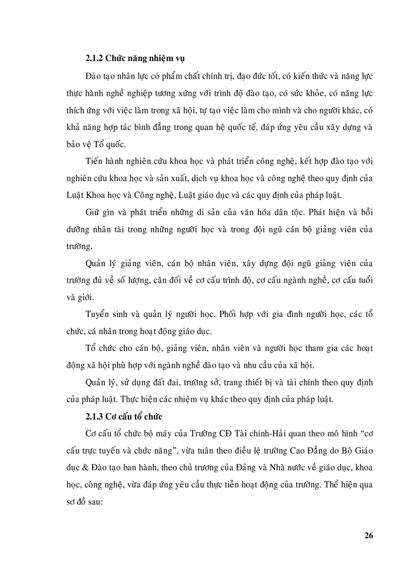 image for page Chiến lược phát triển trường của trường cao đẳng tài chính hải quan 2007 2015