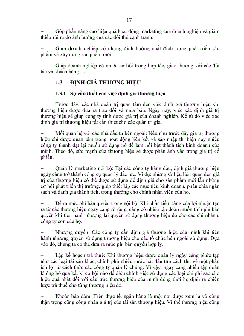image for page Một số phương pháp định giá thương hiệu dưới góc độ tài chính các giải pháp phát triển thương hiệu và định giá thương hiệu ở việt nam