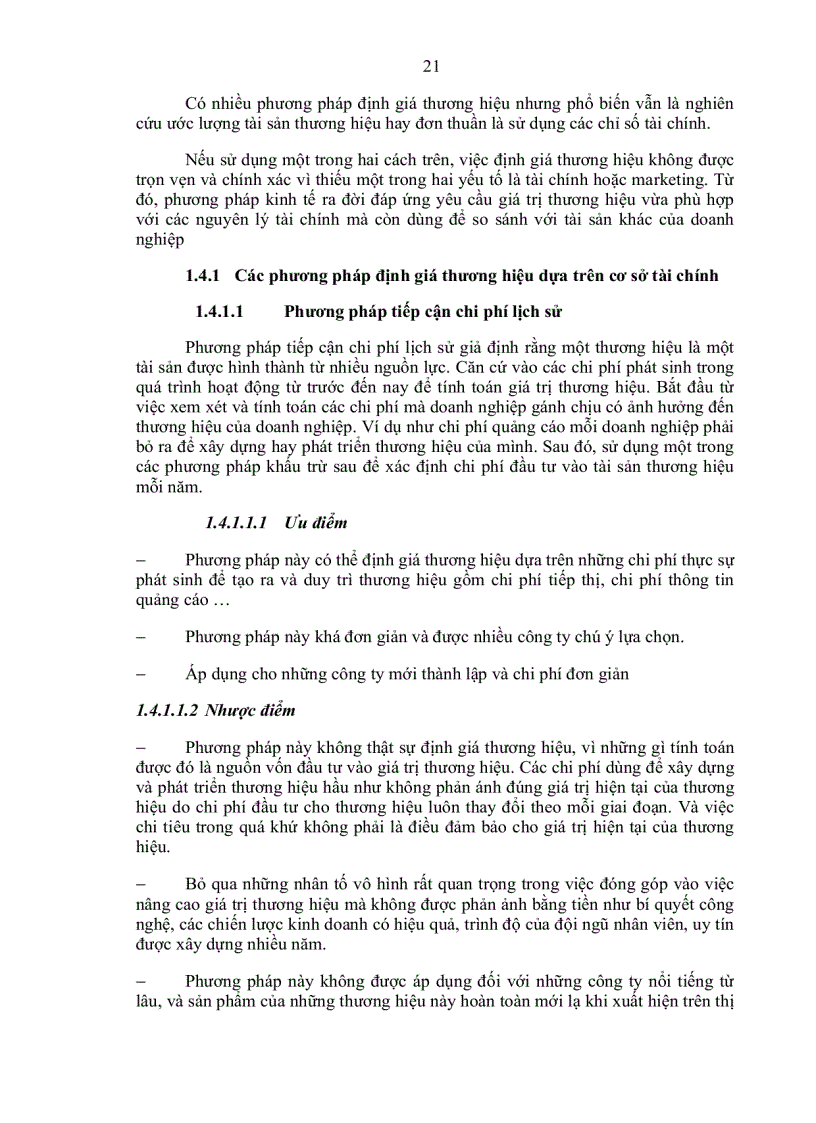 image for page Một số phương pháp định giá thương hiệu dưới góc độ tài chính các giải pháp phát triển thương hiệu và định giá thương hiệu ở việt nam