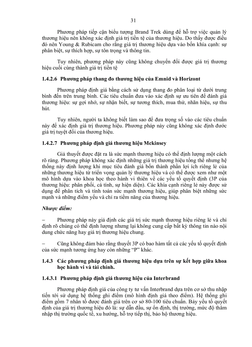 image for page Một số phương pháp định giá thương hiệu dưới góc độ tài chính các giải pháp phát triển thương hiệu và định giá thương hiệu ở việt nam