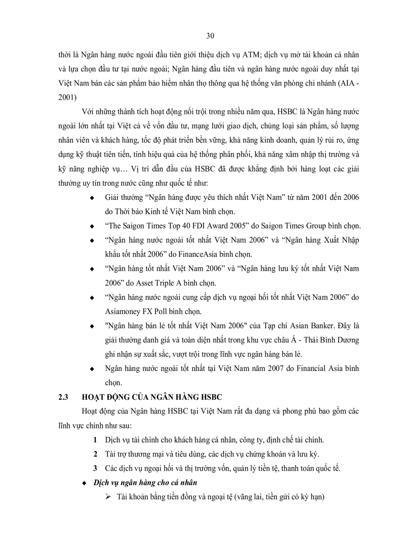 image for page Nghiên cứu sự hài lòng của khách hàng Doanh nghiệp đối với sản phẩm dịch vụ của Ngân hàng HSBC