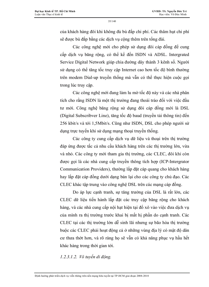 image for page Định hướng phát triển dịch vụ viễn thông trên nền mạng hữu tuyến tại tp hcm giai đoạn 2008 2010