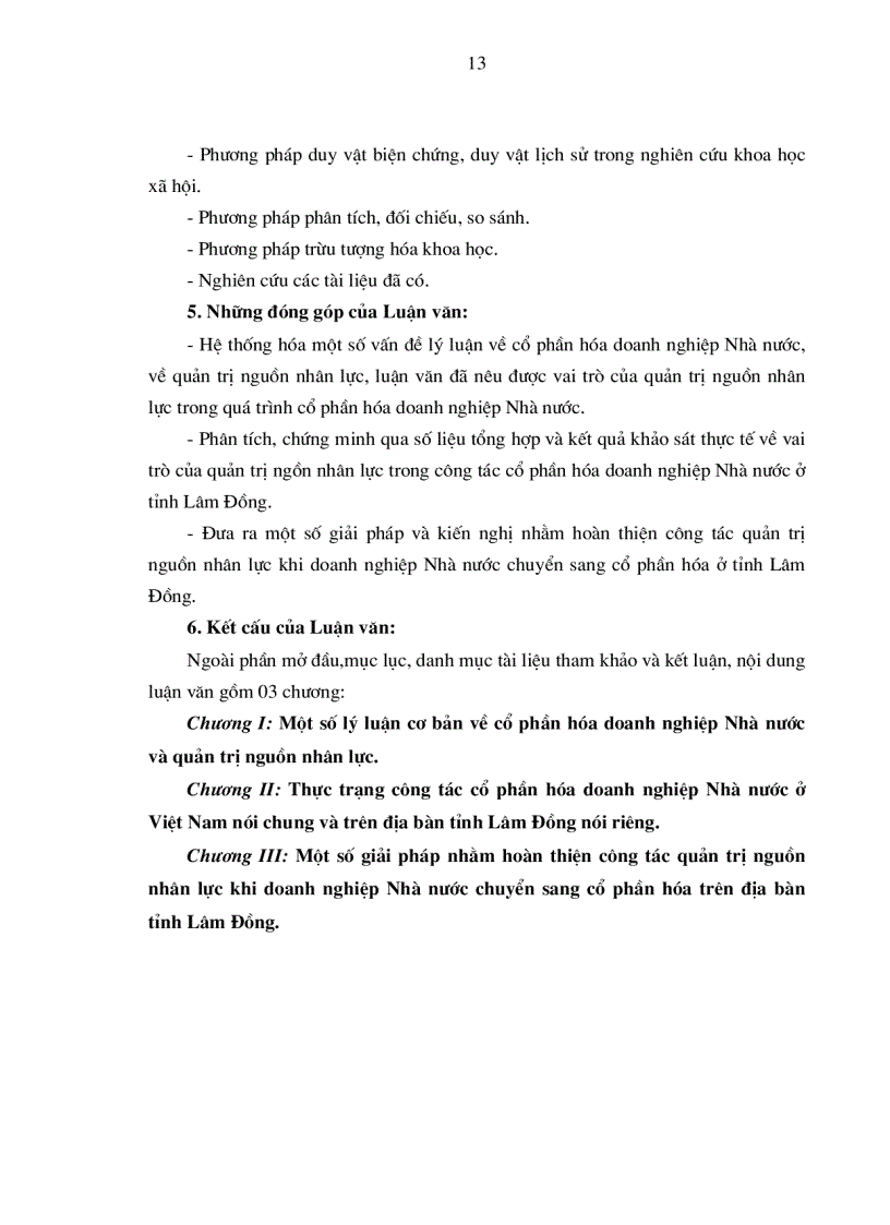 image for page Một số giải pháp nhằm hoàn thiện công tác quản trị nguồn nhân lực khi doanh nghiệp Nhà nước chuyển sang cổ phần hóa trên địa bàn tỉnh Lâm Đồng