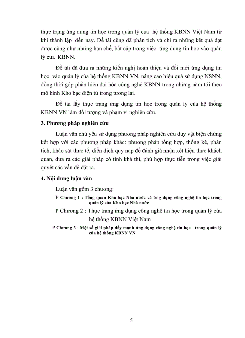 image for page Ứng dụng công nghệ tin học trong quản lý của hệ thống Kho bạc Nhà nước Việt Nam Thực trạng và giải pháp